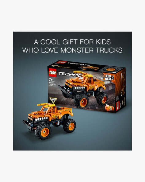 LEGO Technic Monster Jam El Toro Loco, 2 in 1 Pull Back Truck to Off Roader