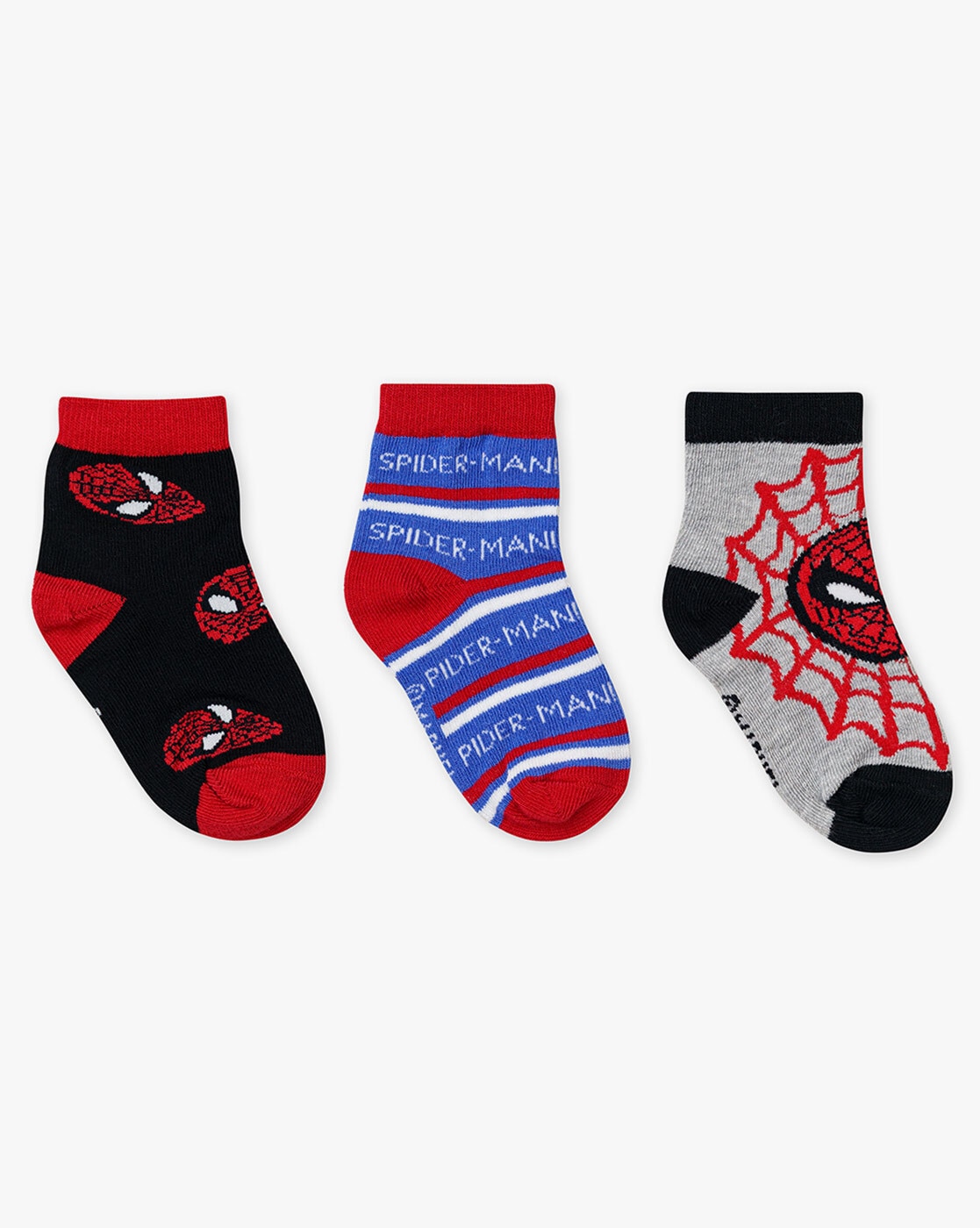 SIPDER-MAN - Head - Pack of 3 pairs of Sport socks (S 9-11