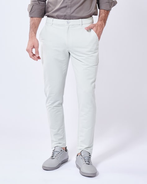 Buy Off white Trousers & Pants for Men by BEYOURS Online