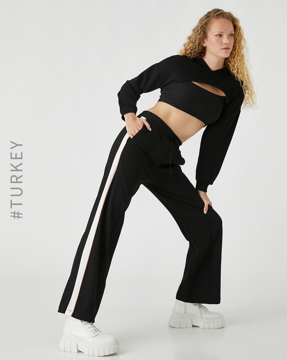 Graphic Accent Technical Jersey Pants - Women - Ready-to-Wear