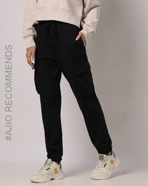 Buy Black Track Pants for Women by Buda Jeans Co Online