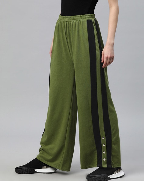 Buy Olive Track Pants for Women by LAABHA Online