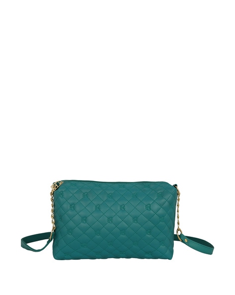 Olive Green Leather Tassel Cross Body Bag – Boutiquemma