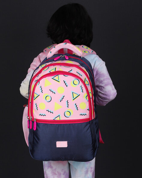 Kane Kids Backpack Color Block Pink/Mint