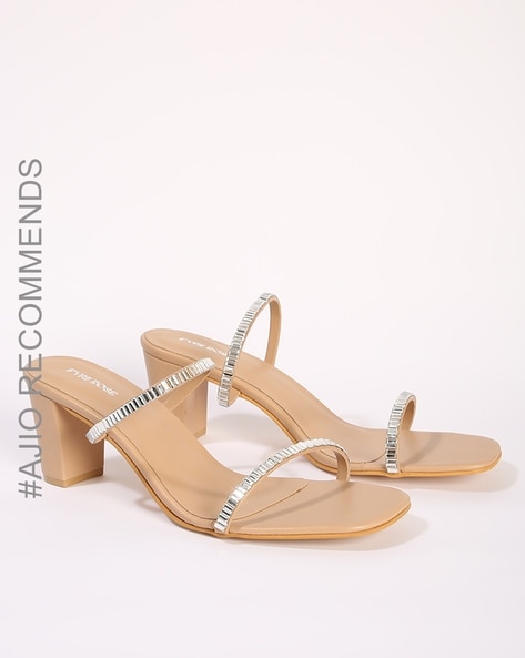 Buy Gold Flat Sandals for Women by MELANGE BY LIFESTYLE Online | Ajio.com