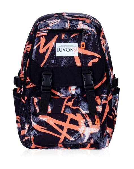Printed Backpack with Adjustable Straps