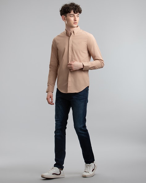 Buy Nude Shirts for Men by ALTHEORY Online