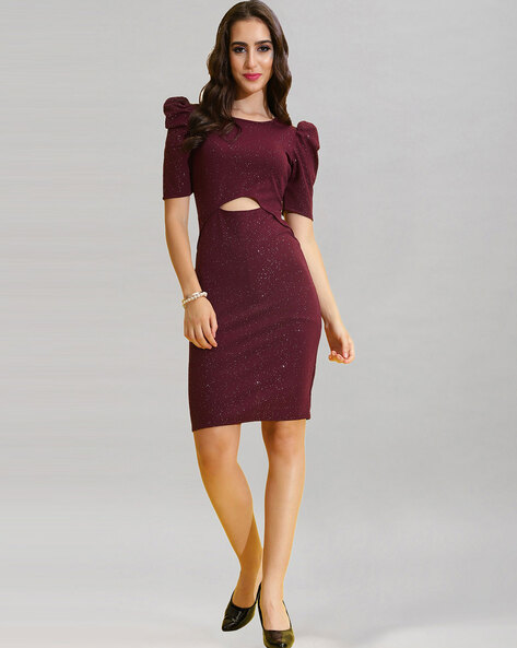 Buy online Women's Bodycon Solid Dress from western wear for Women by  Infitrob for ₹800 at 67% off | 2024 Limeroad.com