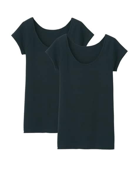 Buy Black Tops Tshirts for Women by MUJI Online