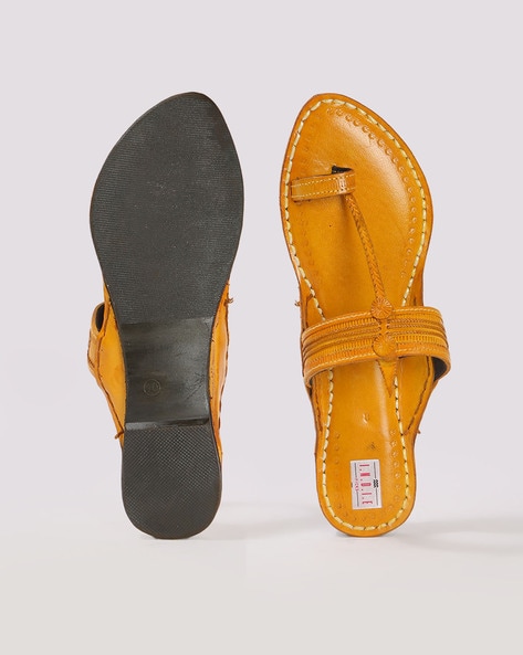 Kolhapuri Chappal For Men 2077, Slipper Type: Leather Slipper at Rs  550/pair in Bid