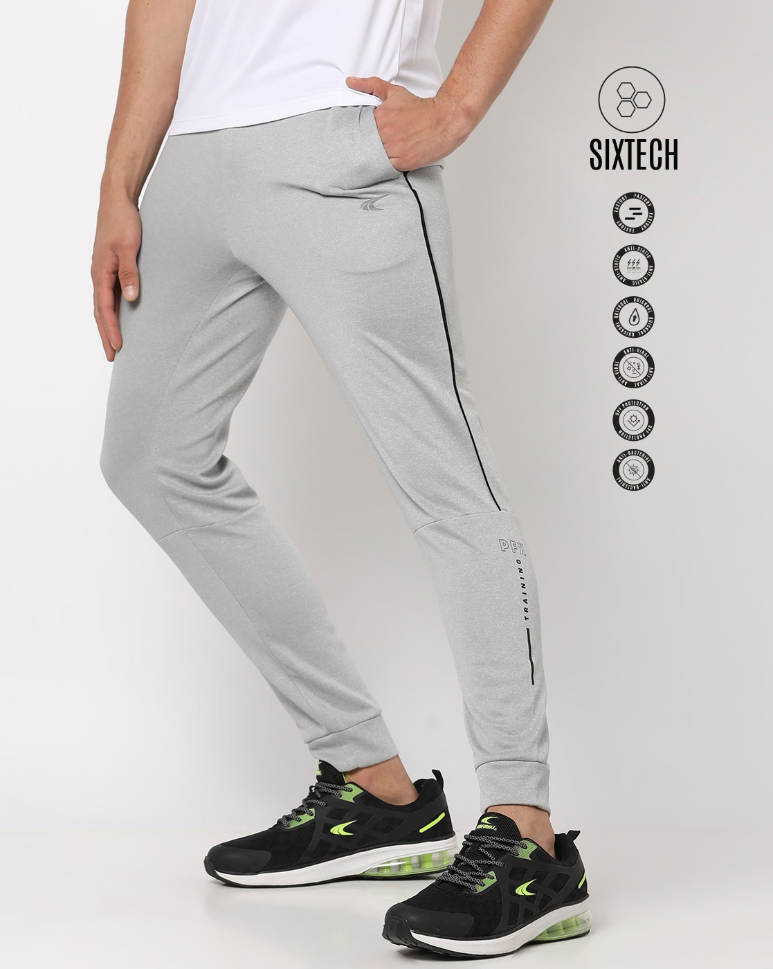 Men's Polyester Lycra Joggers Track Pant Black, Age: 20-50 at Rs 190/piece  in Karnal