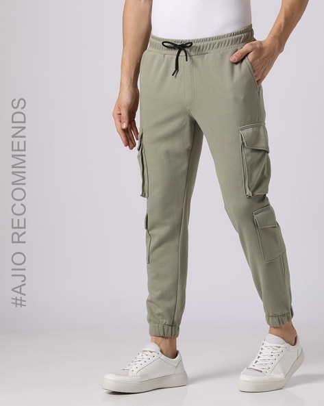 Mens Twill Stretch Jogger and Cargo Pocket Pants Chinos Work Lounge Active  NEW | eBay