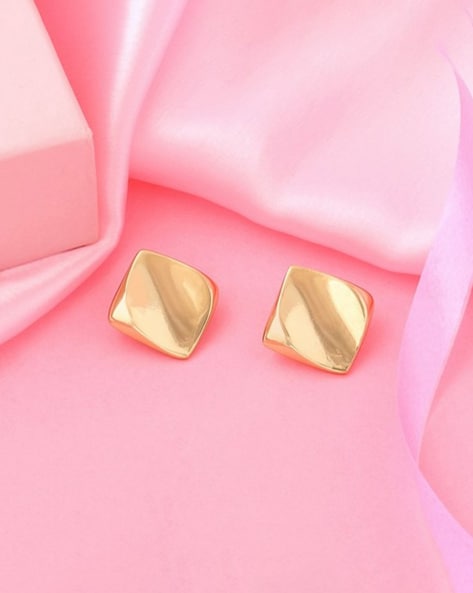 18ct Gold Heart Love-spoon Earrings (E111e) | Rhiannon Jewellery