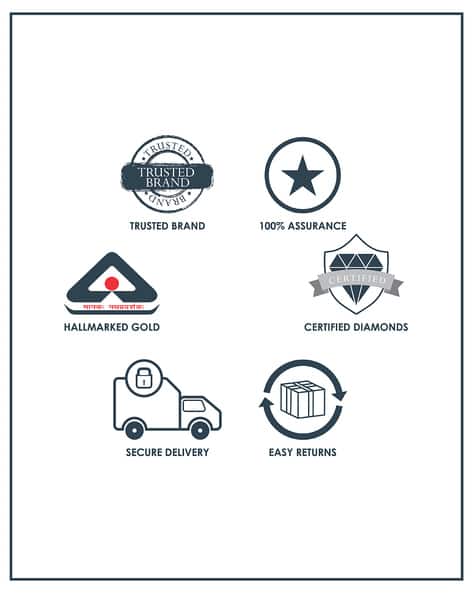 Yellow Gold Diamond-Studded Pallavi Ring | 18 Kt