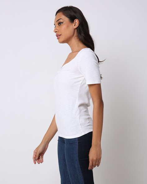 Buy White Tops for Women by GAP Online