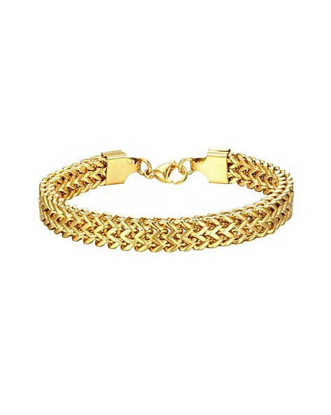 Italian Gold Wide Mesh Link & Chain Bracelet in 14k Gold - Macy's
