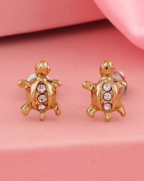 Tortoise on sale stud earrings