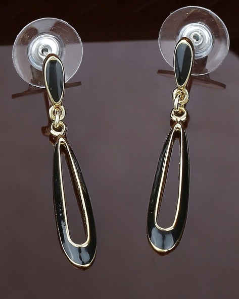 Black Onyx Threader Earrings – Preeti Sandhu Jewelry