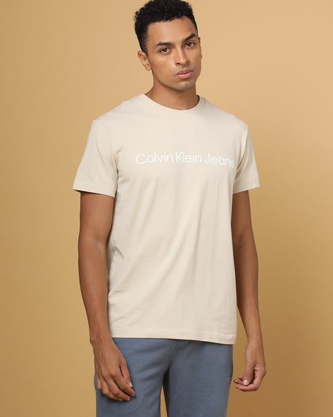 Calvin klein hotsell t shirt label