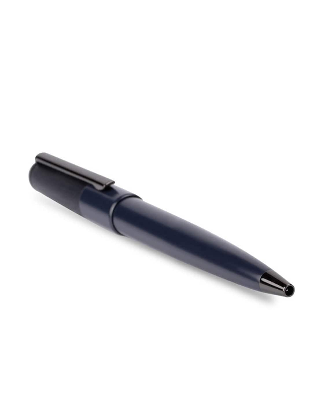 HUGO BOSS BALLPOINT PEN GEAR MINIMAL BLACK & NAVY