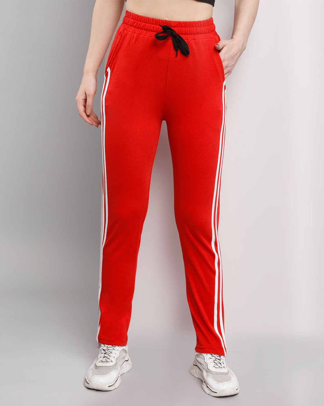 Buy Red Track Pants for Women by OKANE Online