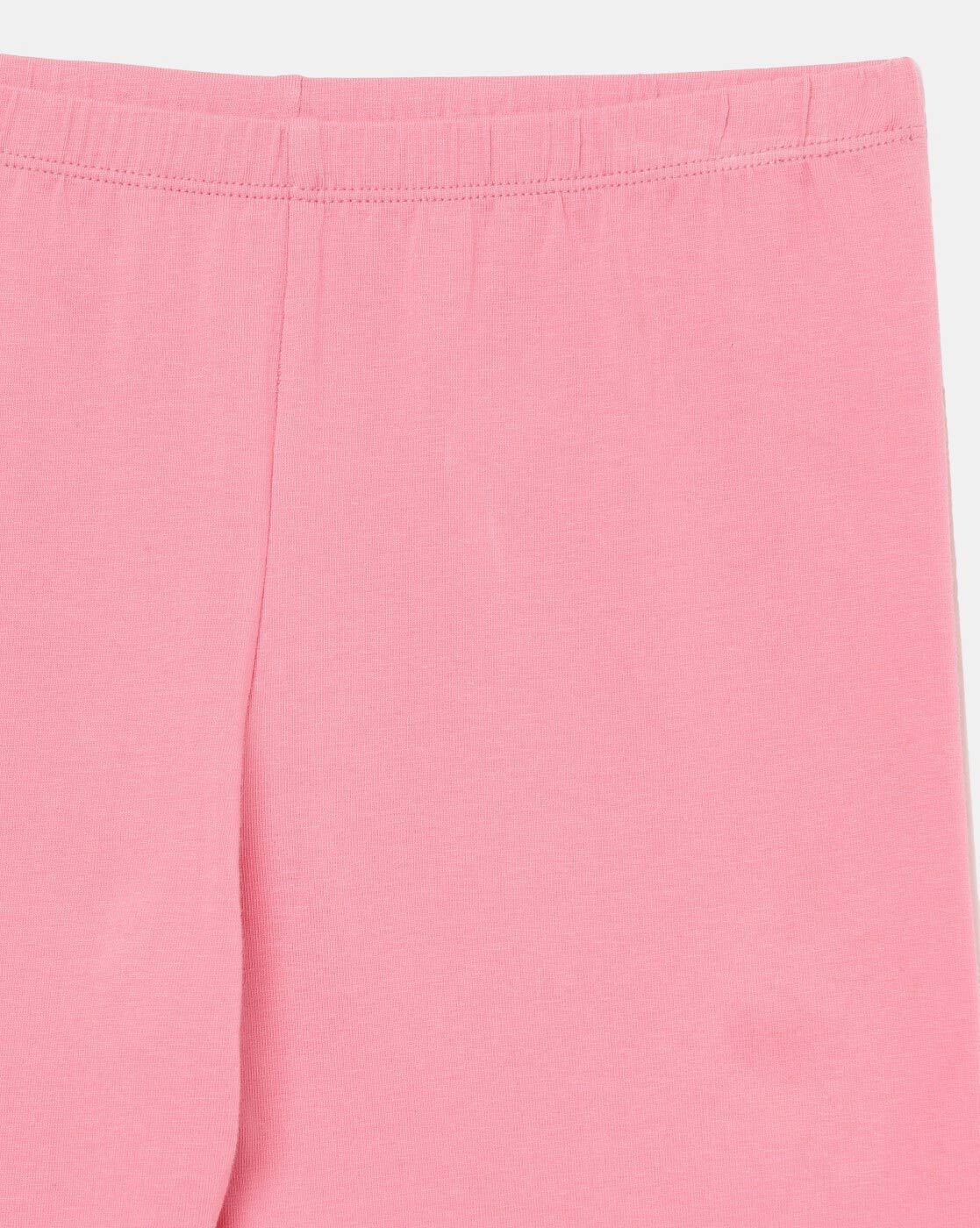 Buy Girl's Super Combed Cotton Elastane Stretch Slim Fit Three Quarter  Leggings - Pink Carnation AG54