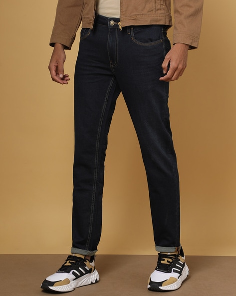 Low-Rise Straight Fit Jeans