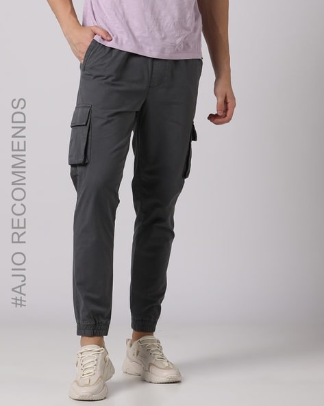 Buy Navy Blue Trousers  Pants for Men by AJIO Online  Ajiocom
