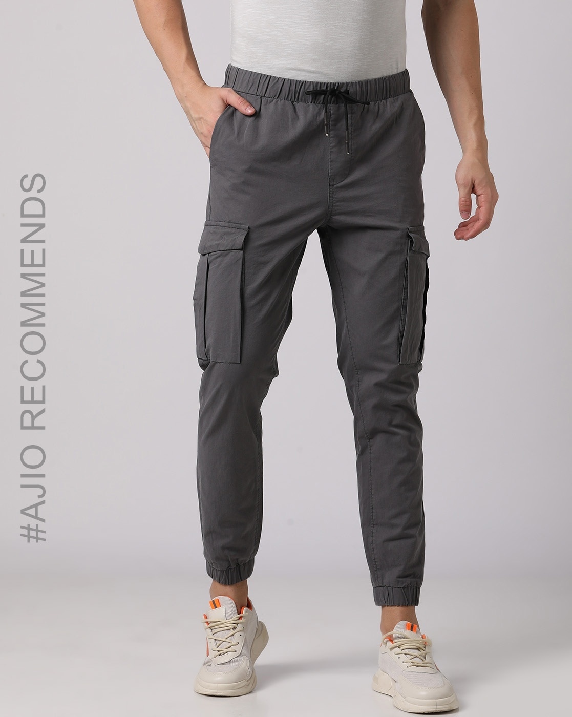 Buy Grey Trousers & Pants for Women by GLOBUS Online | Ajio.com