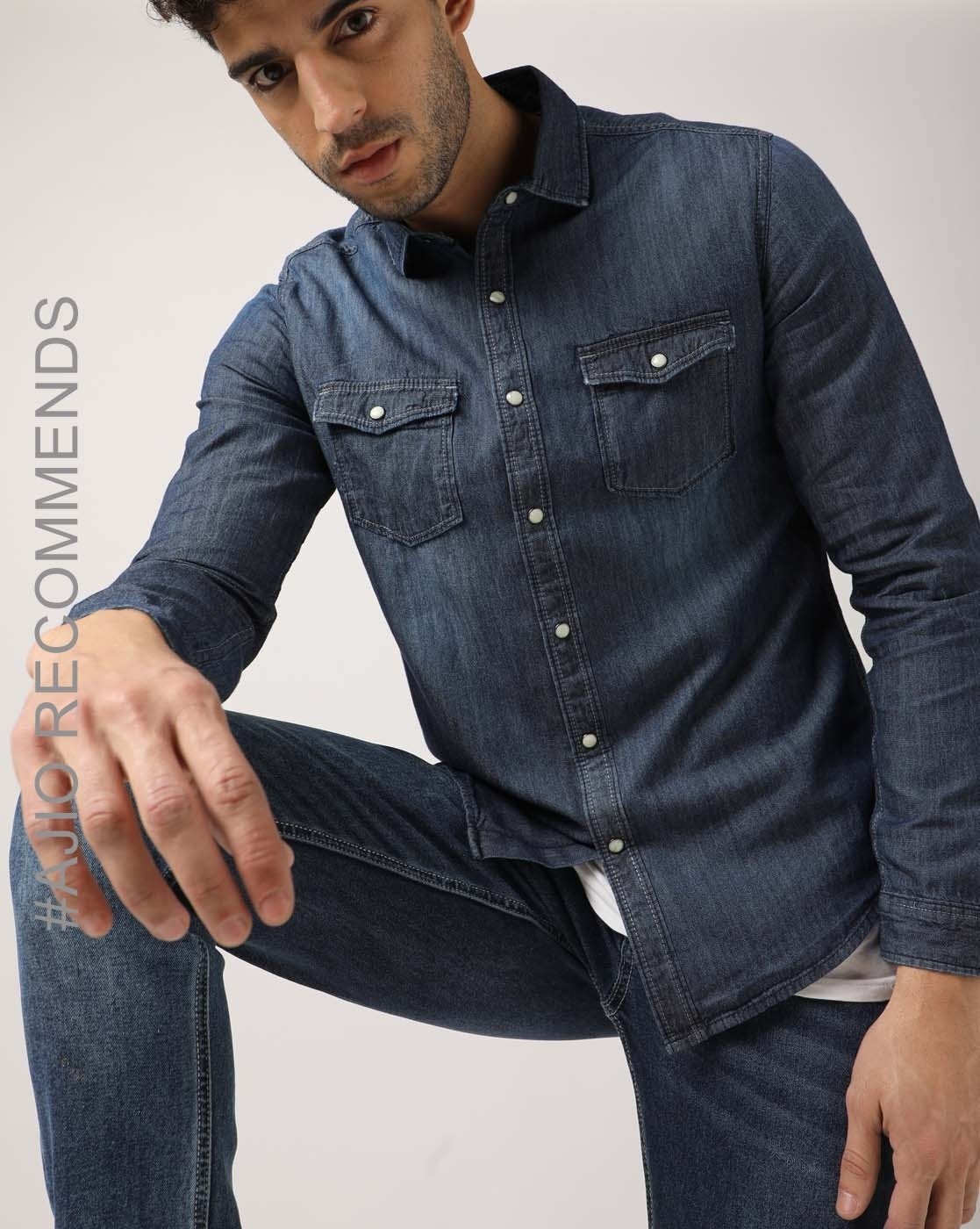 Blue Camo Pants and a Denim Shirt | jeanofalltrades