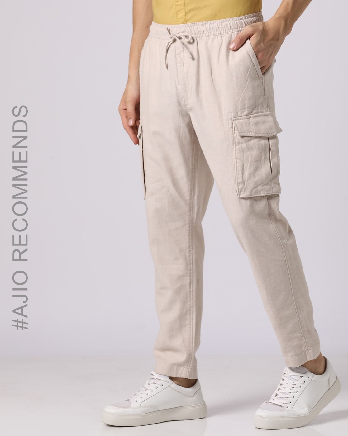 Buy Grey Trousers & Pants for Men by SAINT JONES Online | Ajio.com