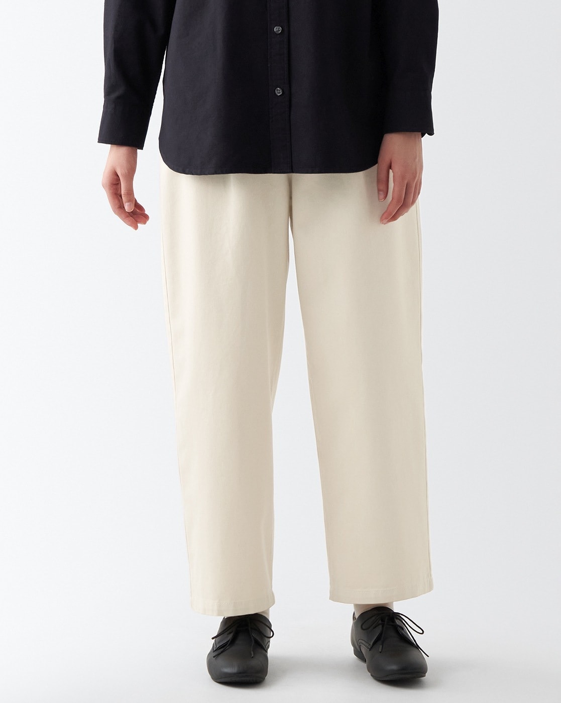 Relaxed Fit Chino Trousers | MUJI