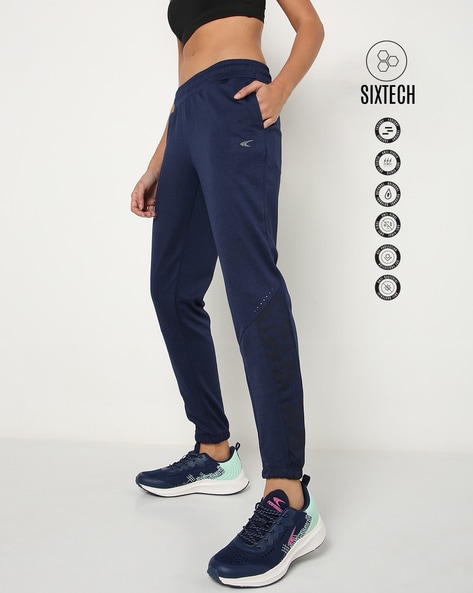 Women Waffle Textured Training Joggers