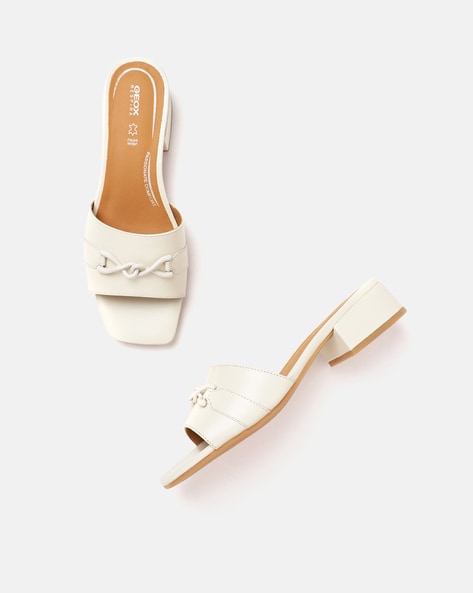Sandra high heel (Off-white/ Lambskin) Court Pumps with 3 inch heels. -  Minimalist