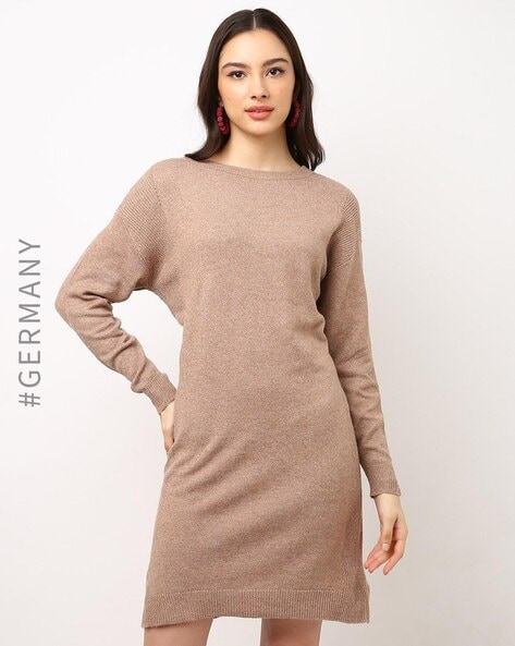 Boat neck a outlet line dress