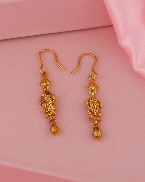 Senco Gold 22k (916) Metal Yellow Gold Clip-on Earrings for Women :  Amazon.in: Fashion