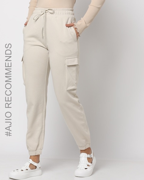 Buy Beige Track Pants for Women by ONLY Online  Ajiocom