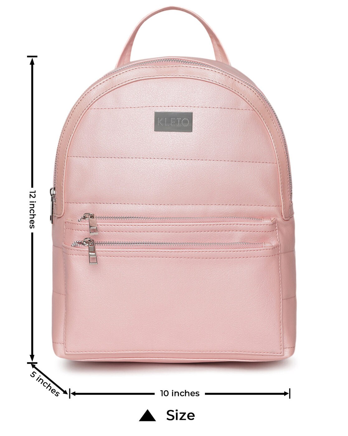 Buy HERCRAFT Women's PU Leather Stylish and Trending Backpack for College  Office Travel Purse. Pink Online at Best Prices in India - JioMart.