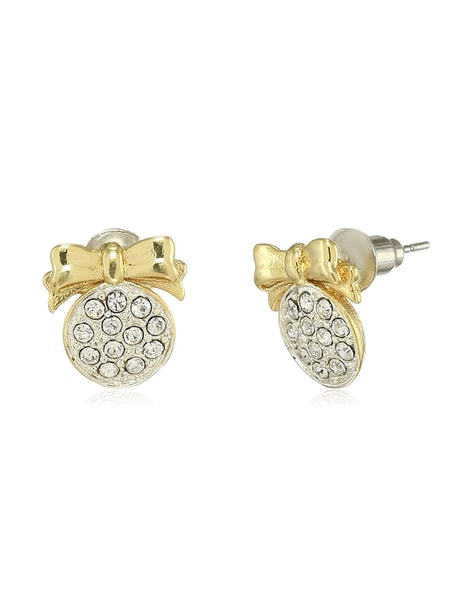 Clovia Fancy Design Swarovski Zirconia Pearl Silver Earrings – PP Jewellers