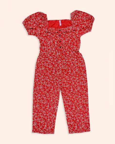 Floral Straight Fit Jumpsuit