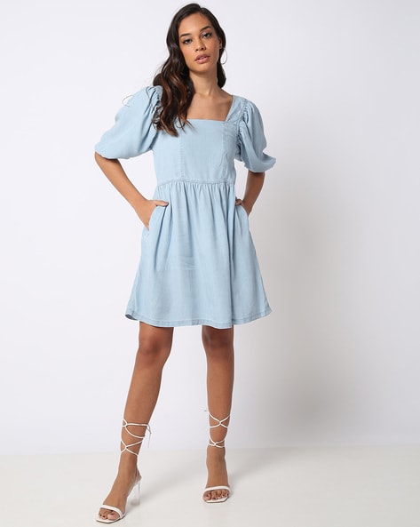 Buy Blue Dresses for Women by Fyre Rose Online Ajio