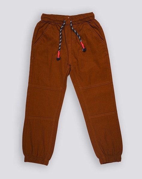 Buy Red Tape Boys Brown Solid Track Pants - Track Pants for Boys 19513638 |  Myntra