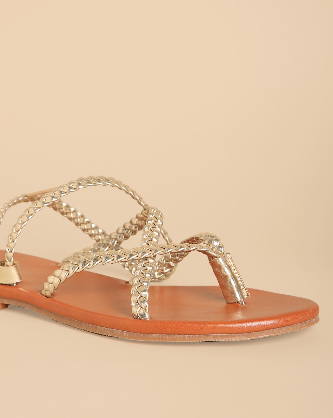 Gold Sandals for Women - Up to 80% off | Lyst