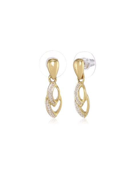 Buy quality 916 gold fancy light weight earrings in Ahmedabad-megaelearning.vn