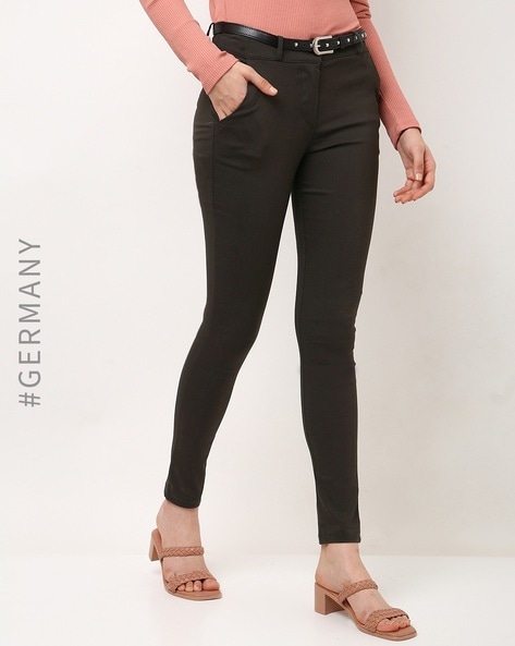 Buy Brown Trousers  Pants for Women by Hailys Online  Ajiocom