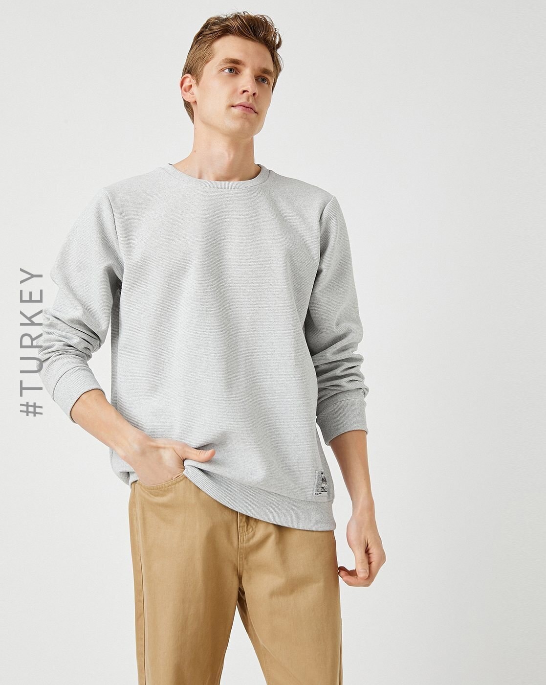 Buy Grey Sweatshirt & Hoodies for Men by Koton Online