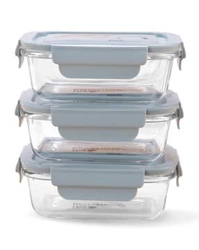 the better home Set of 3 Borosilicate Food Containers-picture-36