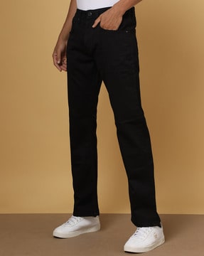 Regular Fit Mens Plain Formal Denim Pants Waist Size 28  36 Packaging  Type Packet