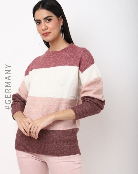 Colourblock Knitted Pullover