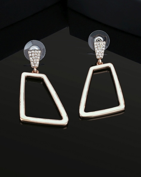 Geometric hot sale shape earrings